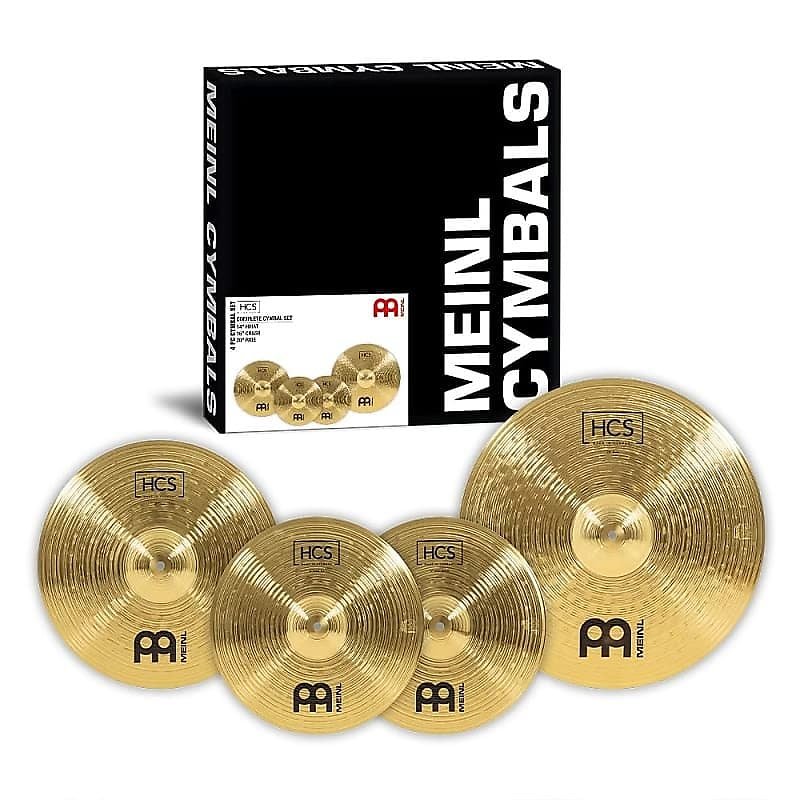 Meinl HCS141620 Juego completo de platillos Hihat de 14", Crash de 16", Ride de 20"
